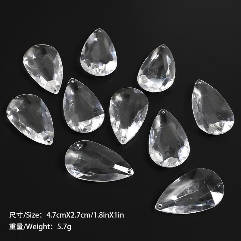 5/10Pcs Christmas Decoration Xmas Tree Hanging Pendant Ornaments for Home Room Decor Acrylic Snowflake Navidad 2026 Accessory