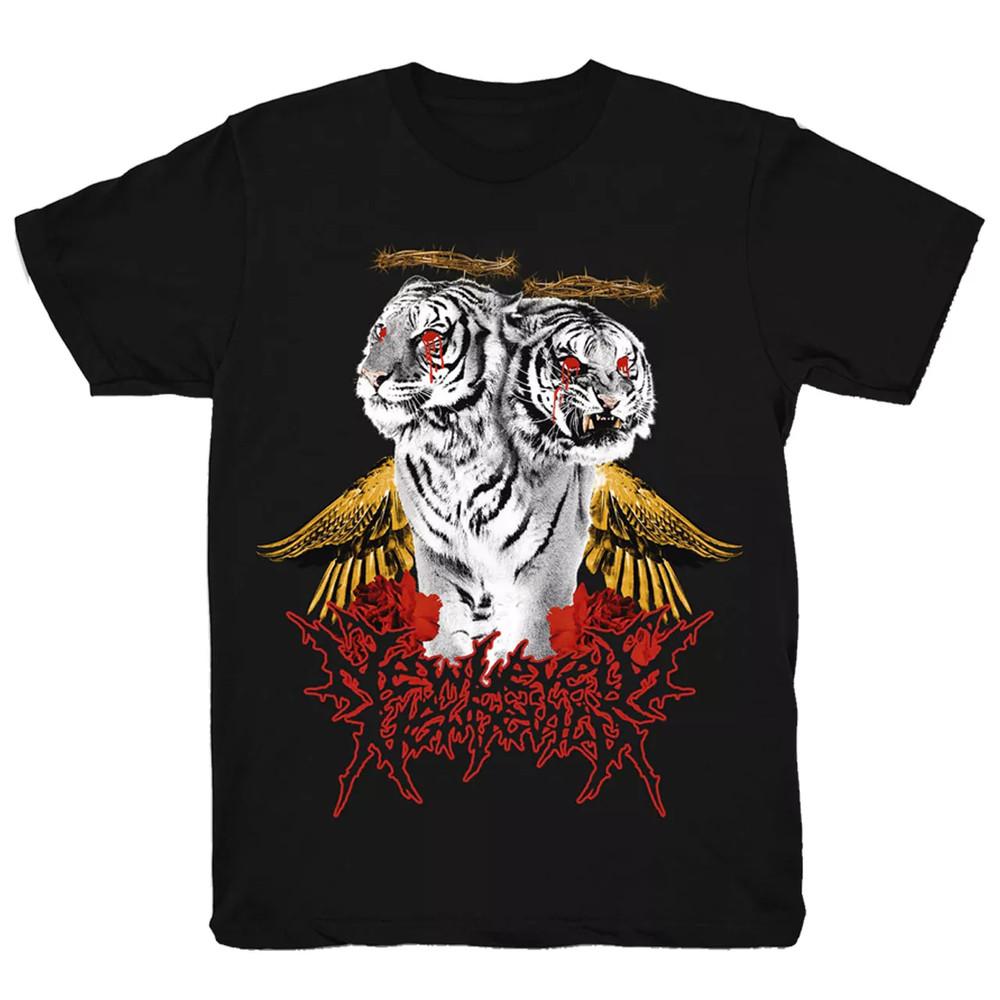 Polyphia Band Black Tiger Heavy Cotton Full Size Men Shirt Unisex T-Shirt L