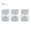 Baby Crib Bumper Pads 3 Pcs Bumper, Soft Cotton Breathable Sleep Barrier Child Safety Strip for Toddlers, Liner Edge Protector with Adjustable