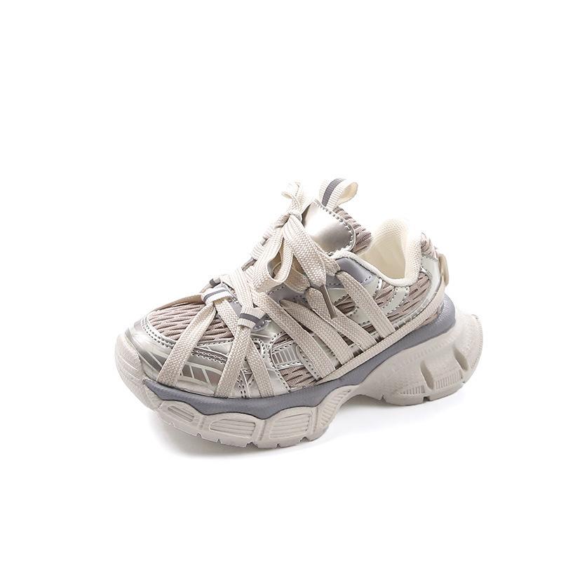 New Style Mesh Breathable Dad Shoes for Boys and Girls, Comfortable, Wear-resistant, Soft-soled and Non-slip Sports Shoes