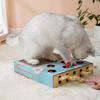 Interaktives Katzenspielzeug Wellpappe Kratzbrett Whack-a-Mole Katzenerweiterungsspielzeug für Wohnungskatzen Unterhaltung
