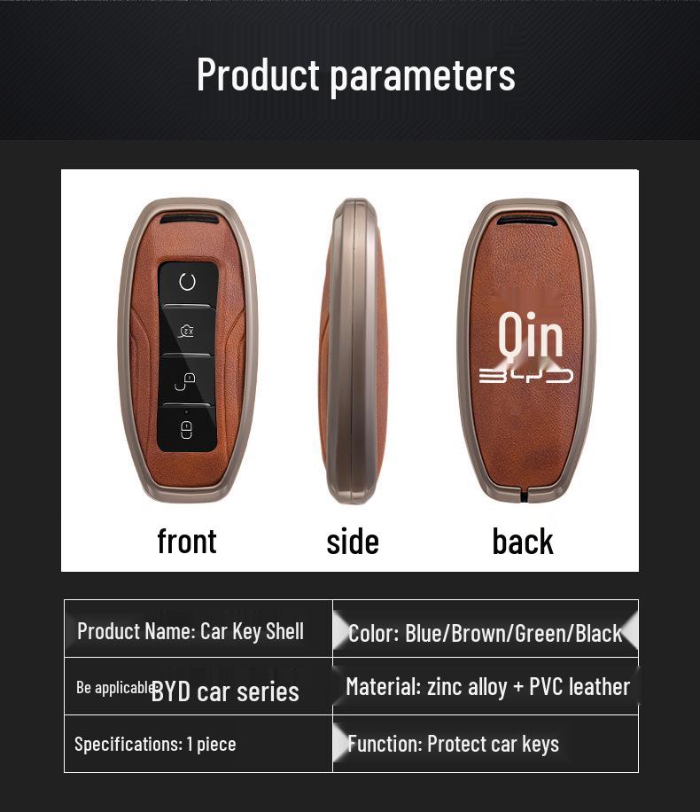 High-End Metal Shell Set for BYD Yuan, Song MAX, Qin 80, 18 Model, S7 Key Fobs