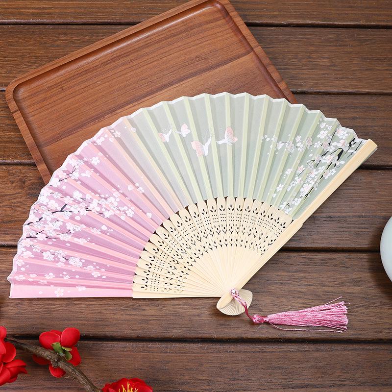 Ancient Style Folding Fan: Hanfu Dance Accessory & Photo Prop