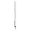 Stainless Steel Fountain Pen Smooth Writing Black Silver Extra Fine Pen Ink Pens 0.38mm Calligraphy Pens Business Office
