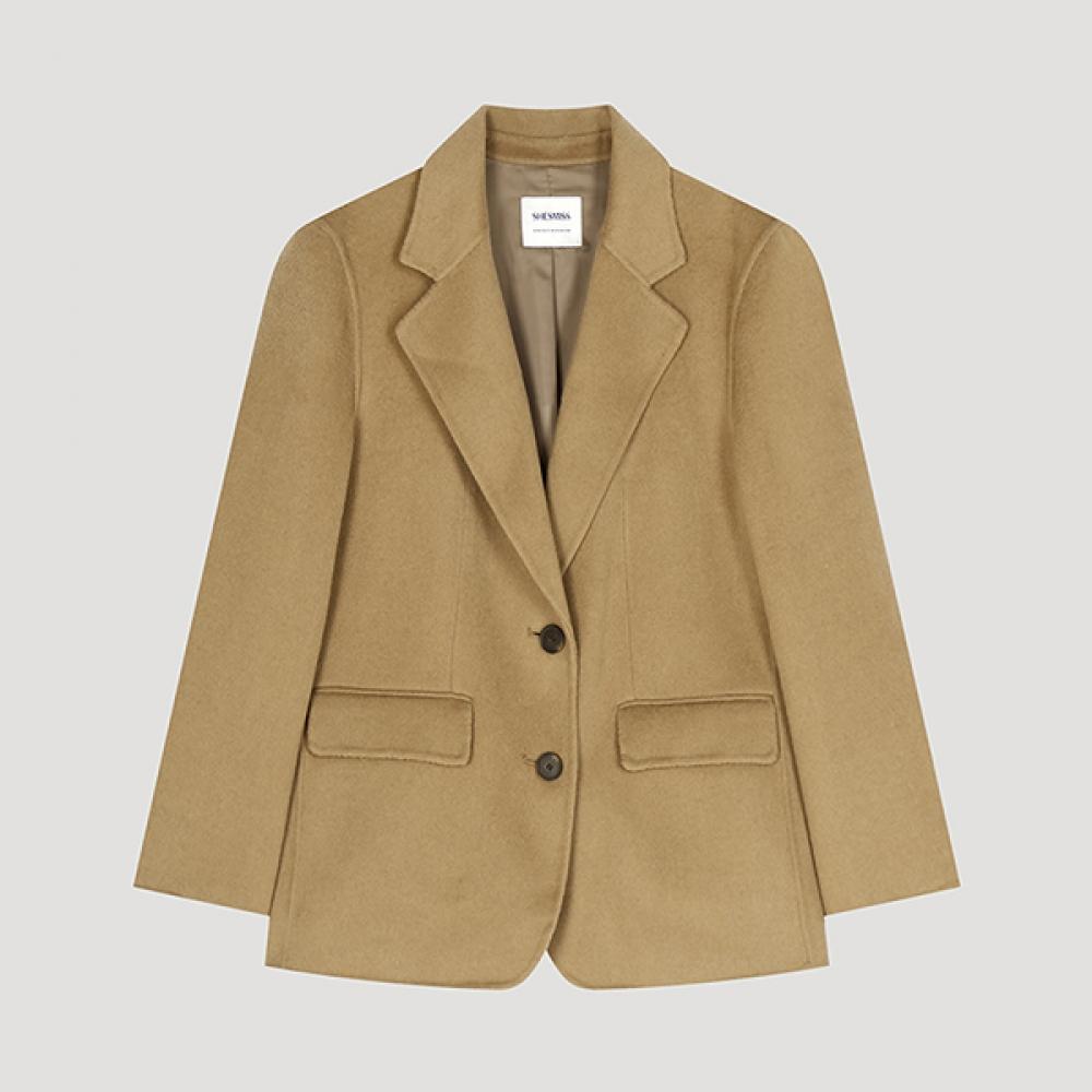 

She S miSS шерстяная смесовая куртка ручной работы Swhjko42070 Db dark beige/55