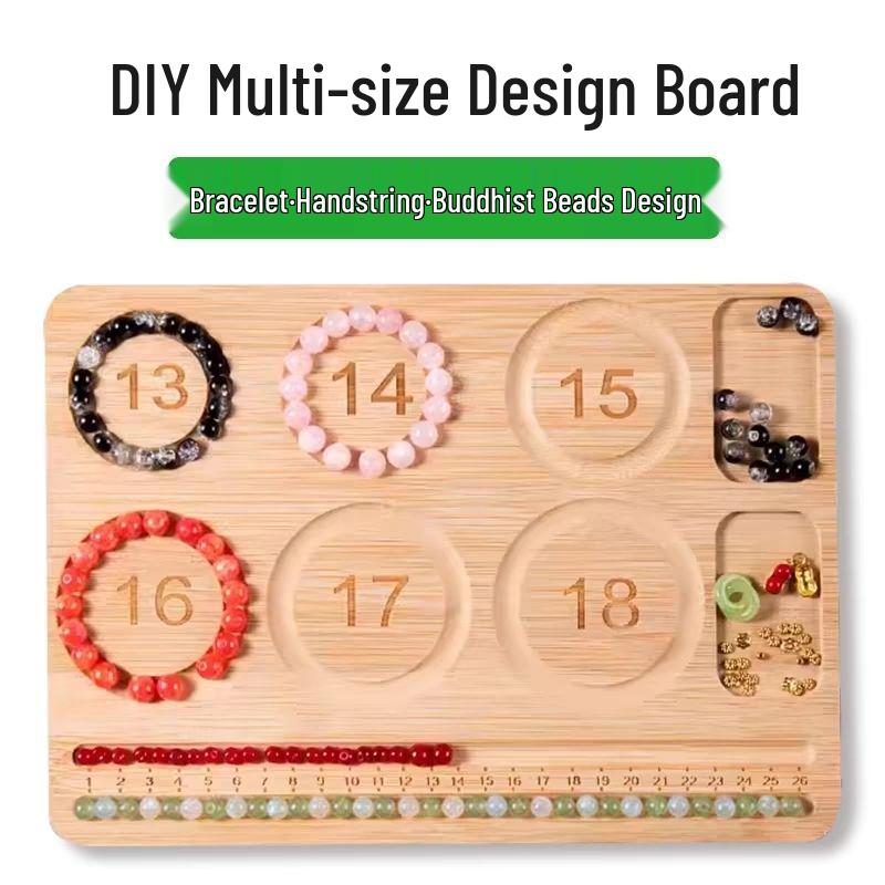 Handcrafted DIY Beading Kit: Necklace, Bracelet, and Cultural Play Weaving Tool