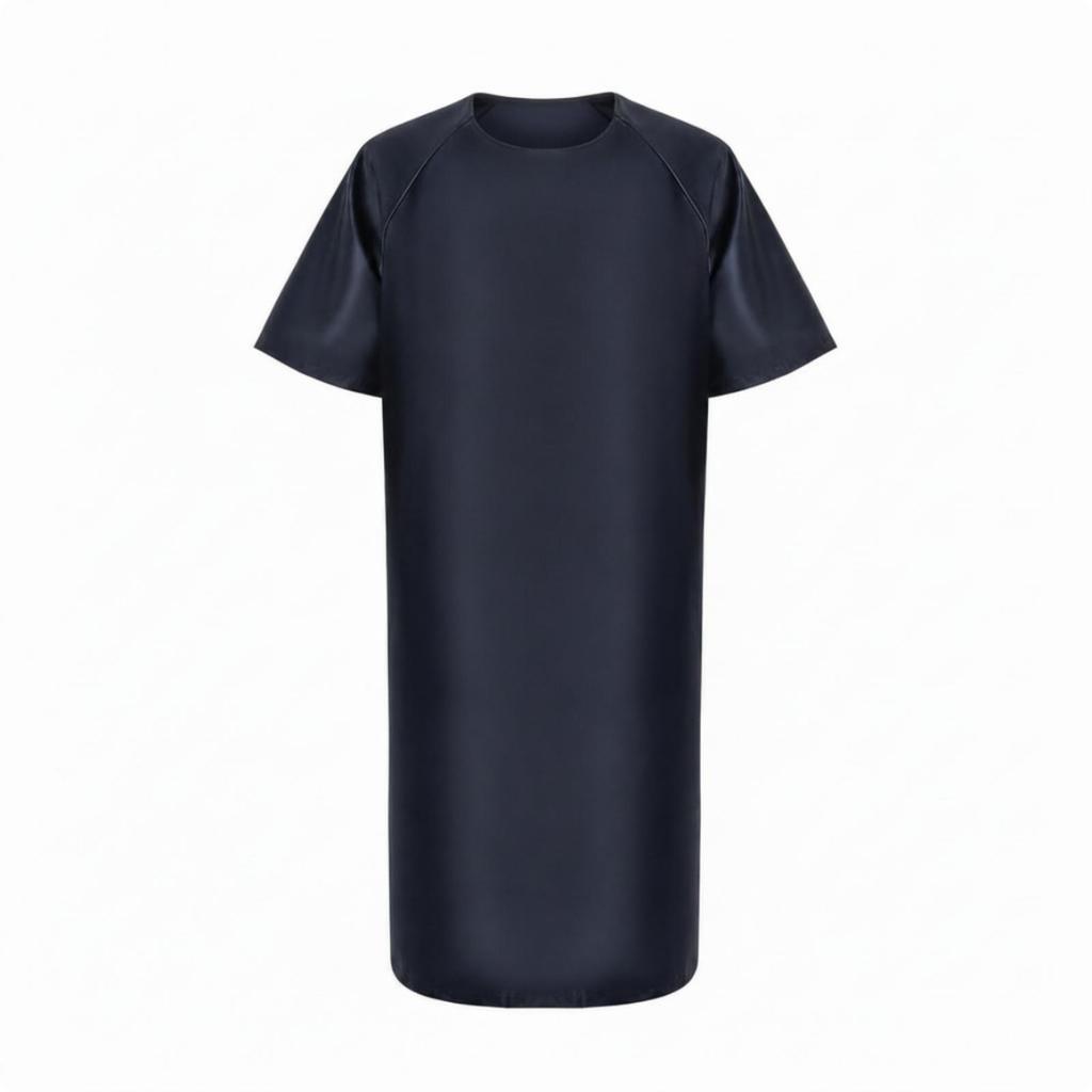 Short-Sleeve Apron with Tie Fastening Lightweight for Kitchen, Restaurants