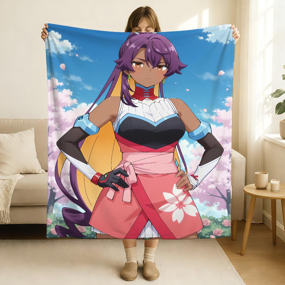 Аниме Оммё Кайтэн ReBirth Verse Плед Мягкий и приятный для кожи Для дивана Кровати Дремоты Покрывало Всесезонное Одеяло 75x90cm