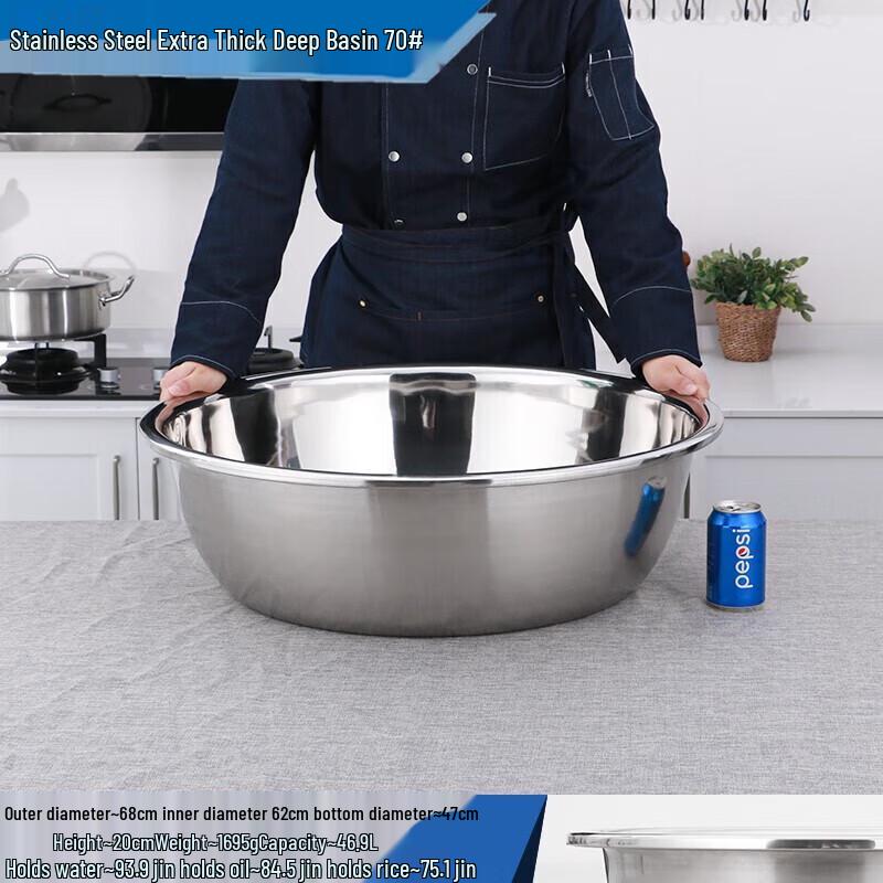 Jingbeier Thickened Stainless Steel Multi-purpose Basin