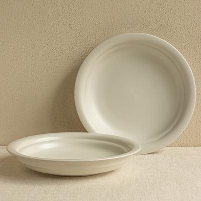 Hochwertige Keramikteller, Einfache Porzellanteller, Teller für westliches Essen, Tiefe Teller, Schüsseln, Geschirr, Haushaltsgeschirr, Suppenteller, Tischgeschirr