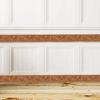 1pc 2.3mX6cm 3D Wall Trim Line Skirting Sticker Self-Adhesive Wall Trim Sticker Household Waterproof Baseboard Wall-paper