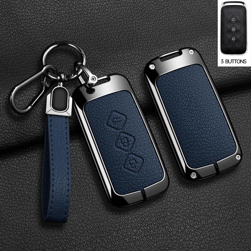 Zinc Alloy Remote Car Key Case for Wuling Hongguang S Baojun 510 730 360 560 RS-5 530 630 Chevrolet AveoTrax Groove Captiva 2024