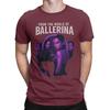 Aus der Welt von John Wick Ballerina 2025 Film T-Shirt Sommer Harajuku T-Shirts Herren 100% Baumwolle Rundhals Große Größen Oberteil T-Shirts Top