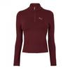 Womens/Ladies Half Zip Fleece Top