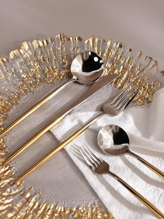 

BELLELIFE Lucia Gold Cutlery 9style 04.dessertspoon (1,000 won)