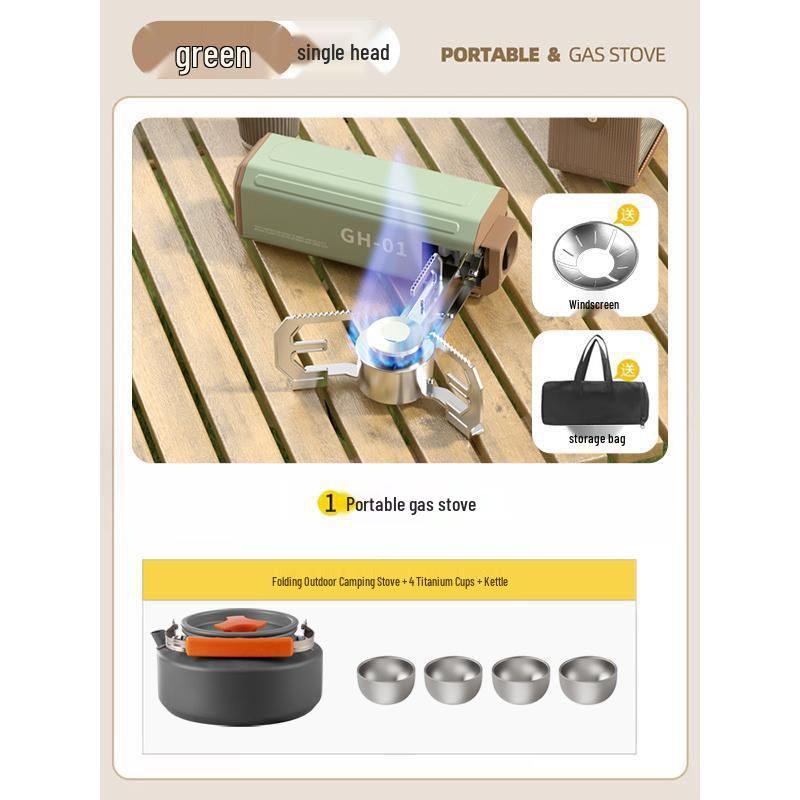 Foldable Lightweight Outdoor Gas Stove for Camping & Picnic