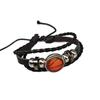 Fashionable Beaded Basketball Fan Leather Bracelet