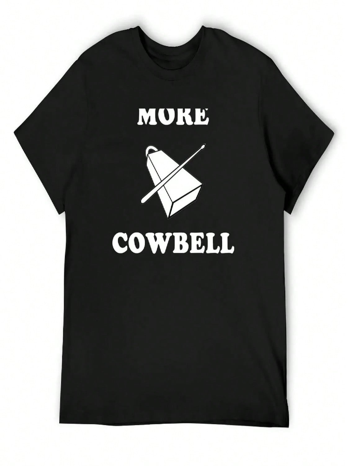 More Cowbell T-Shirt Short Sleeve Tee Blacks Customs Design Your Own Luxury Designer T Shirts High Quality S разноцветный