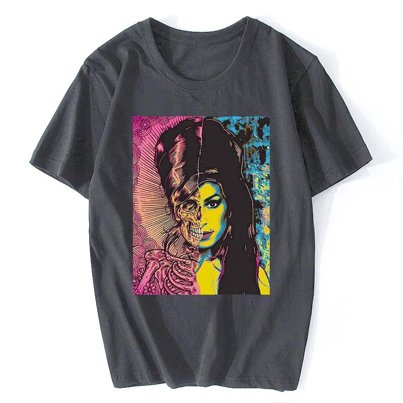 2026 Amy Winehouse Legardary TShirt Print Tees Unisex Women Cotton Short Sleeve T Shirt Hip Hop Tops Summer Streetwear Clothing