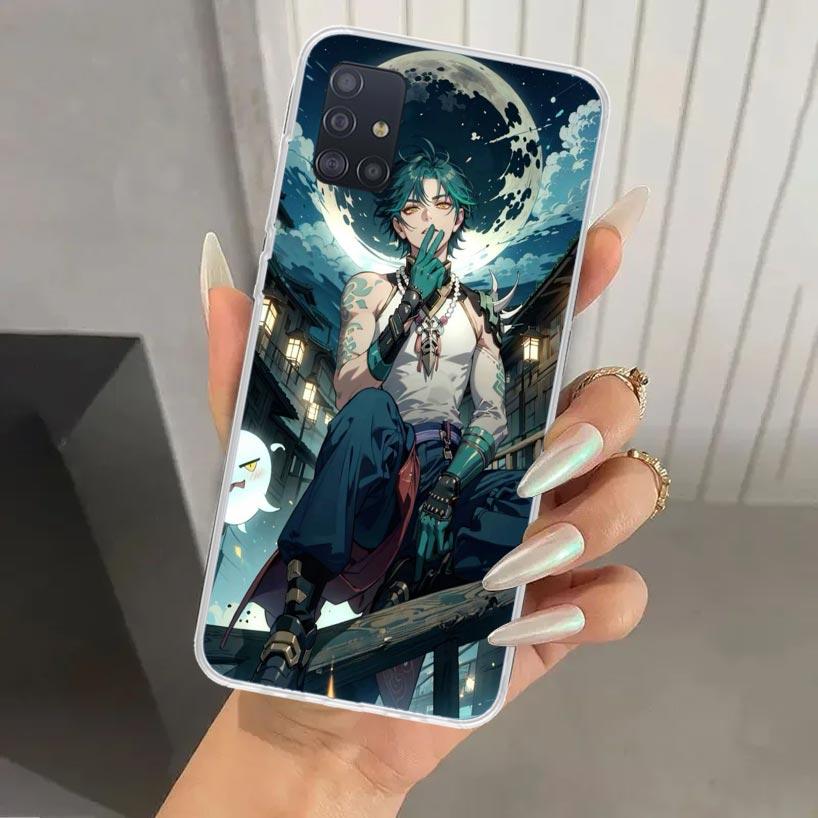 Xiao Genshin Impact Phone Case for Samsung Galaxy A52 A32 A22 A12 A02S A50S A30S A10S Note 20 Ultra 10 Plus S10 A31 A20 A71 A72