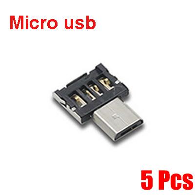 1/5PCS Universal Type-C Micro USB to USB 2.0 OTG Adapter Connector for Cell Smartphone USB2.0 Type C Micro USB OTG Cable Adapter