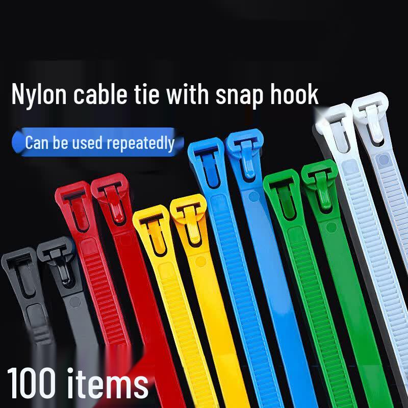 Minggu Reusable Releasable Nylon Cable Ties