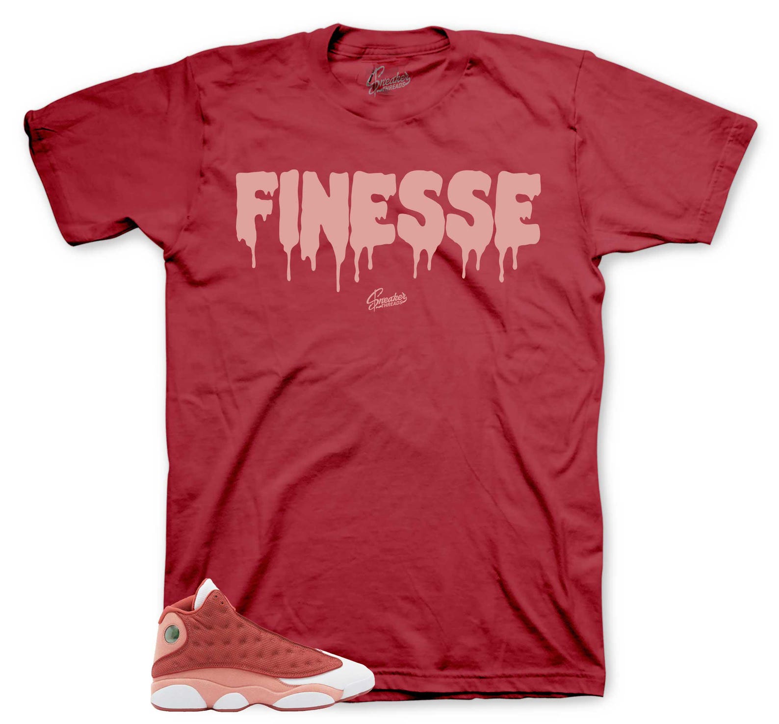 Shirts To Match Retro 13 Dune Red AJ13 - Finesse Sneaker Tee S