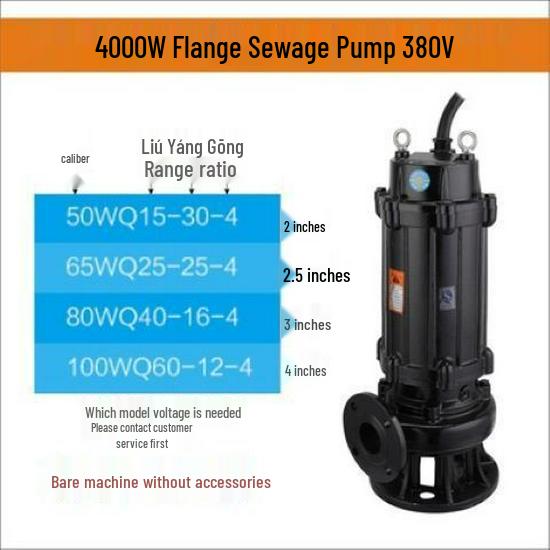 220V Septic & Irrigation Pump: High-Head Sewage & Drainage Solution