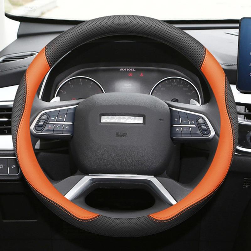 For Haval Menglong Raptor 2026-2026 Car Steering Wheel Cover Leather Ultra-thin Anti Slip Car Handle Covers Interior Accessories