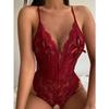 One-Piece Open Bra Blue Crotchless Lingerie For Sex Lace Transparent Underwear Bodysuit Erotic Underwear Set Lenceria Mujer Sexi