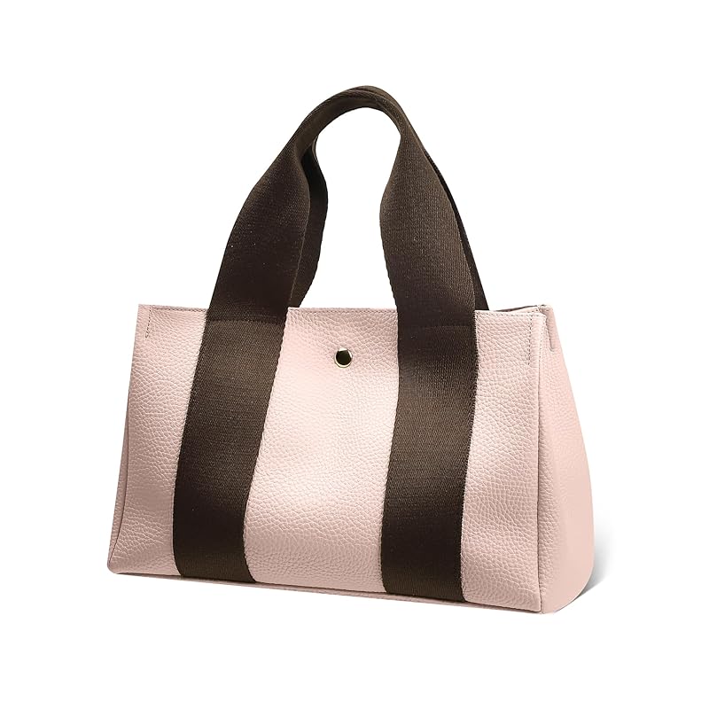 

[Unevenness] ladies tote bag mini tote mini bag pink beige