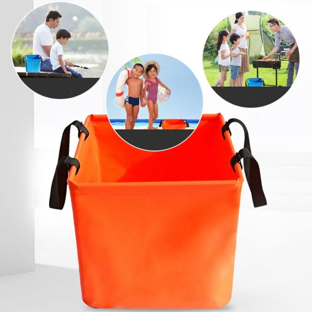 Square Fishing Bag Portable Car Wash Bag Beach Storage Bag  Mountain Climbing