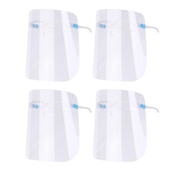 Anti-Splash Face Shield with Frame Anti-fog Cooking Mask Clear Goggles Full Face Protection Reusable Transparent Face Mask for Kitchen Use