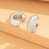 Hot-selling Explosion Exaggerated Personality Water Drop Earrings Women's European and American Fashion Shell Design Trendy Earrings