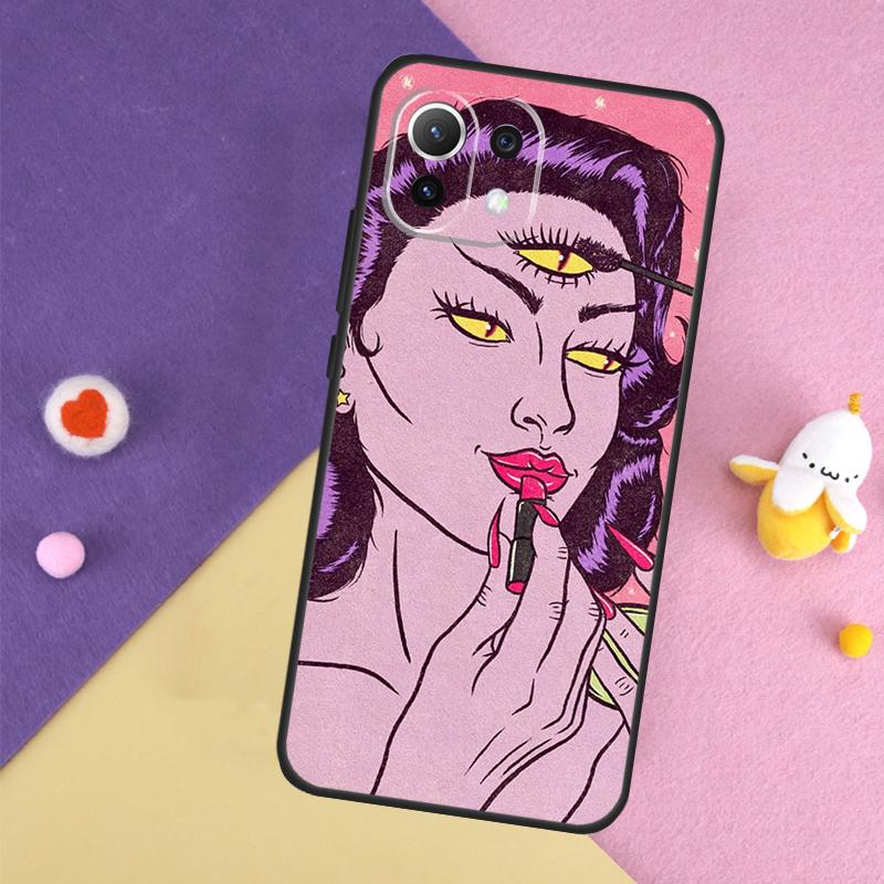 Hippie Grunge Art Case For Xiaomi 15 Ultra 13 14 14T 11T 12T 13T Pro POCO X7 Pro X3 X5 X6 F5 F6 M6 Pro Cover