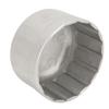 86mm 3.39in Oil Filter Wrench Socket Cap Sliver Heavy Duty Stainless Steel Removal Tool
