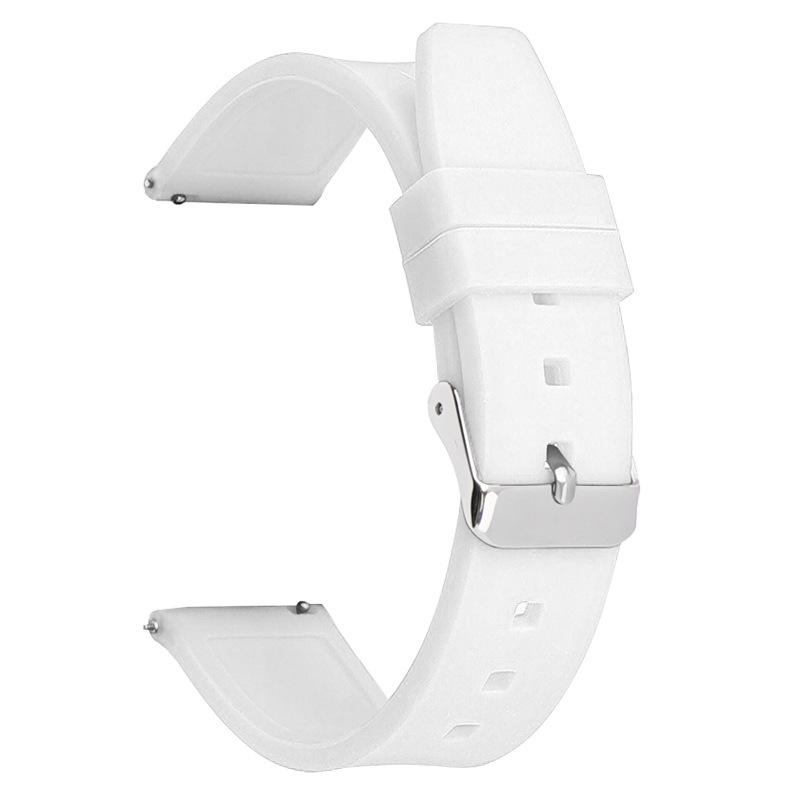 Schnellverschluss Wasserdichtes Silikon Smartwatch Armband 16-28mm