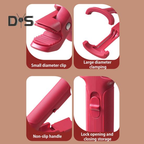 Захист від опіків Кліпса 2-в-1 Затискач для гарячої плити Тримач для миски Кліпса Нековзкий Стійкість до високих температур Затискач від опіків Затискачі для гарячої плити Щипці для