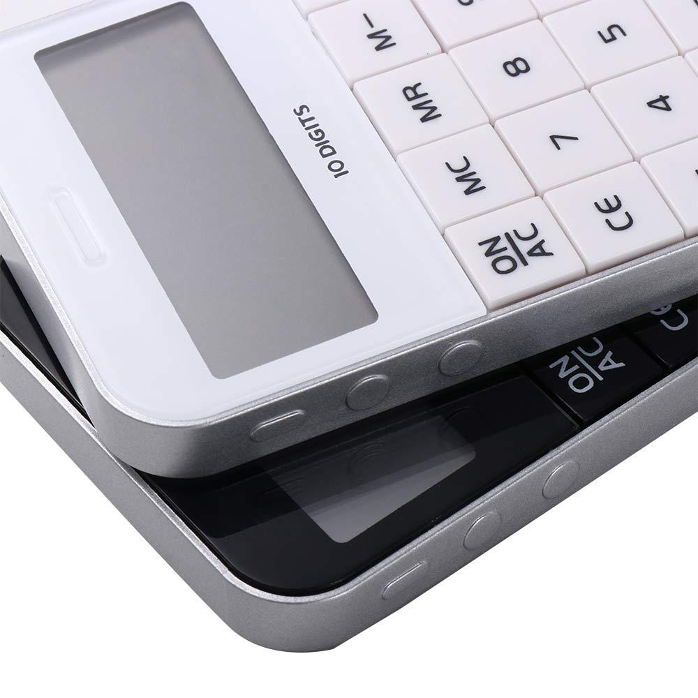 Mini School Office Promotional Universal Display Electronic Black White Digit Calculator
