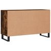 Sideboard Smoked Oak 100x36x60 Cm Particleboard