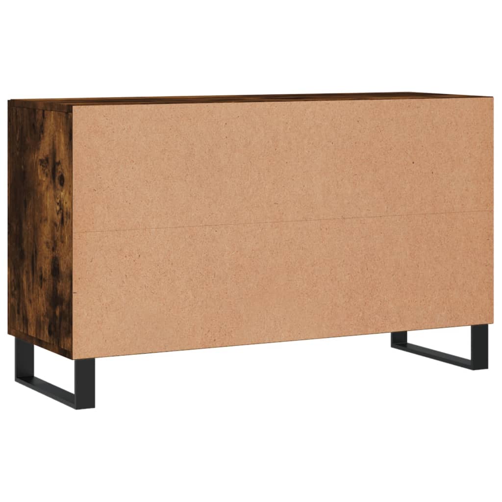 Sideboard Smoked Oak 100x36x60 Cm Particleboard