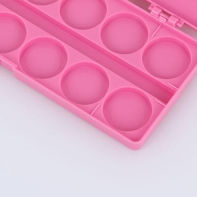24 Wells Paint Box Airtight Tray Plastic Palette Foldable Painting Pallet Watercolor Gouache Acrylic Oil Easy Clean Lightweight