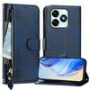 Stylish Zipper Leather Flip Wallet Case for Huawei Honor X5C X6C X8C X6B X7A X8 X8B X9C X30 X40 X40i | Shockproof Card Cover