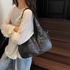 Crossbody bag solid color bag casual women's handbag