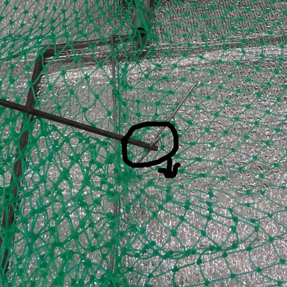 Leichtes, tragbares Spatzenvogel-Taubenwachtel-Humane-Lebendfangnetz, Falle, Jagdnetz, 49 x 30 cm