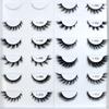 Natural Wispy Mink Lashes High Quality 8mm-16mm Soft Short Cat Eye Strip Lasesh Luxury Makeup Fluffy Mink Eyelashes Wholesale