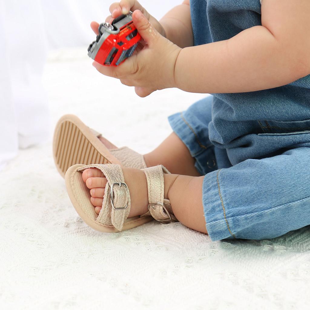 MYGGPP Vår og sommer Babysandaler med snøring Babysko Småbarnssandaler