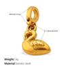 Fashion summer seaside wind DIY castle mushroom multi-element bikini buckle pendant cute enamel accessories