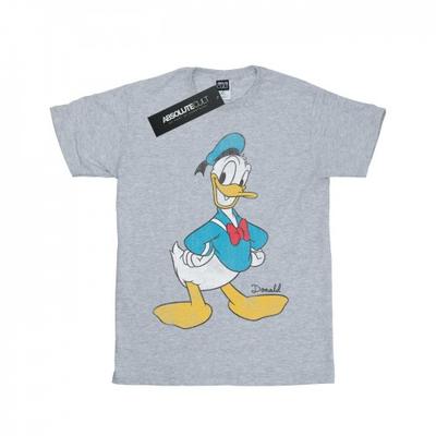 Girls Classic Donald Duck Cotton T-Shirt