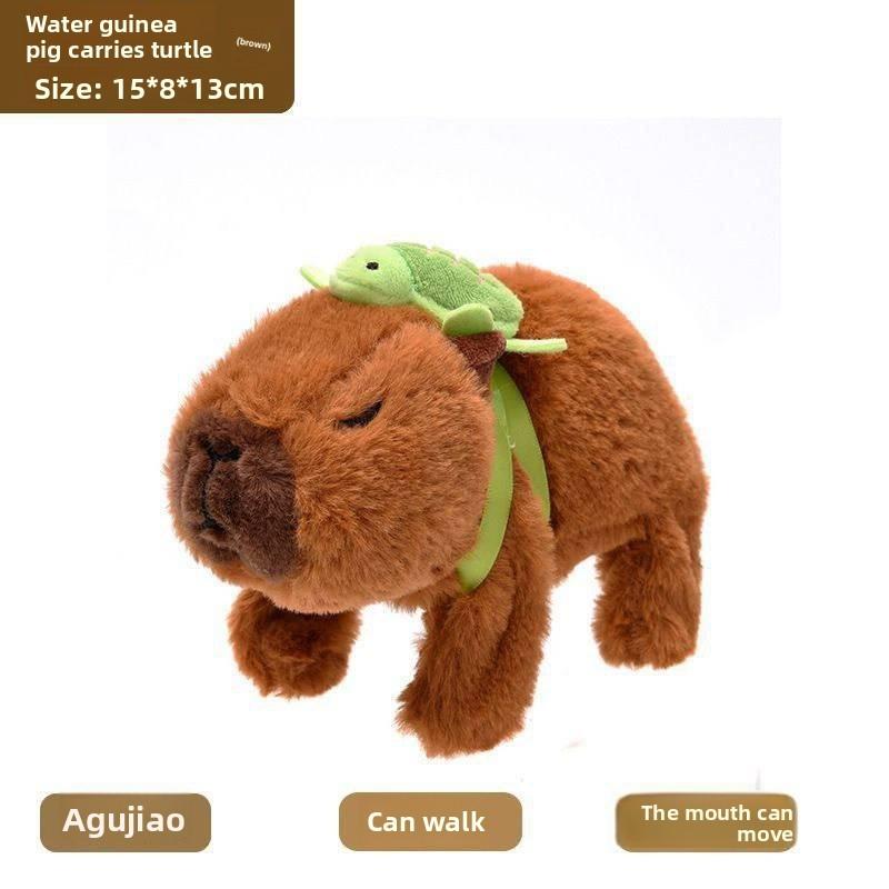 Toy Plush Capybara With Capable Of Sound And Walking Design Kids Gift Birthday